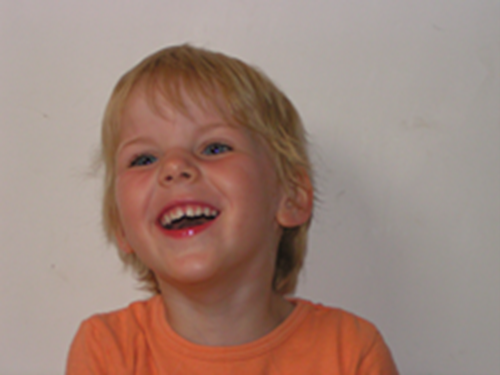 Haneka smiling